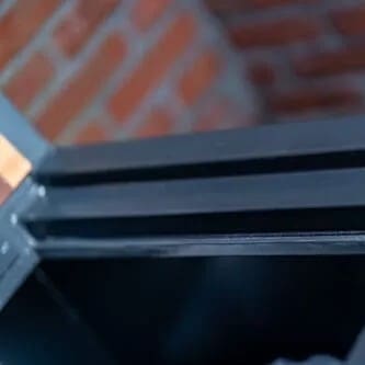 Tuinbank met rugleuning en opbergruimte - Cortenstaal - Afbeelding 22