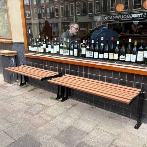 Alternative view of Compacte gevelbank - zonder rugleuning XL