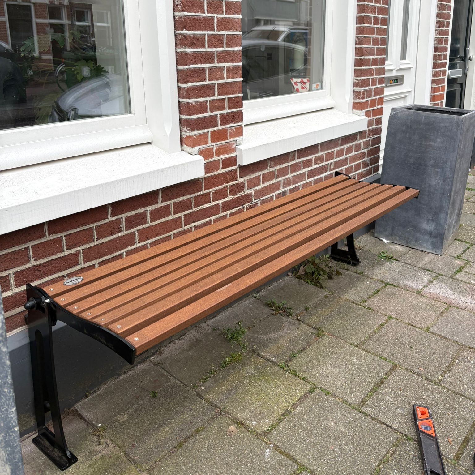 Compacte gevelbank - zonder rugleuning - Afbeelding 5