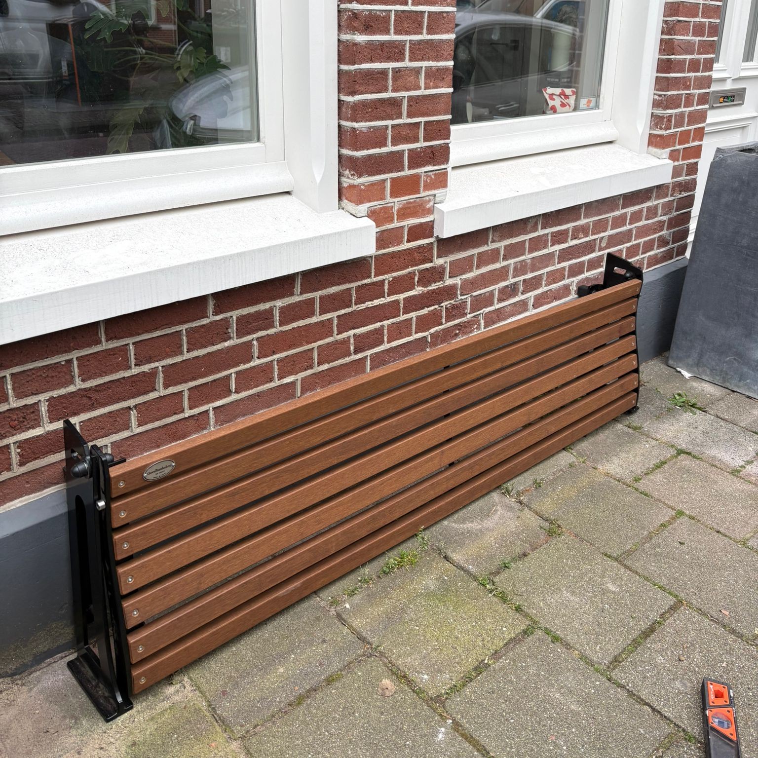 Compacte gevelbank - zonder rugleuning XL - Afbeelding 5