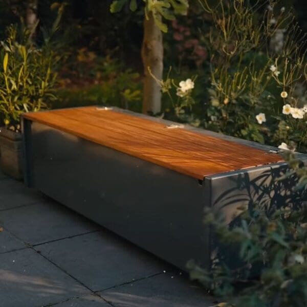 Alternative view of Tuinbank met opbergruimte - zonder rugleuning