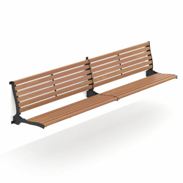 Hängende Fassadenbank XL