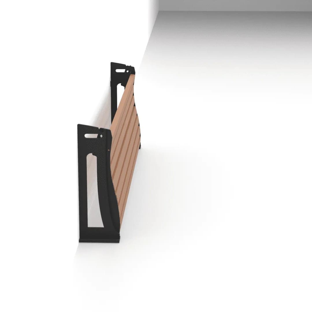 Compacte gevelbank - zonder rugleuning XL - Afbeelding 10