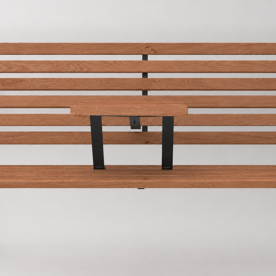 Alternative view of Gevelbank Tafel vierkant